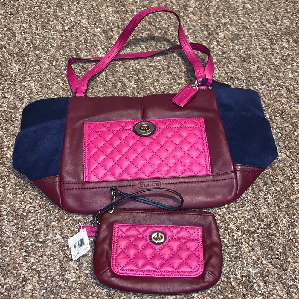 Coach Carrie Patchwork Set